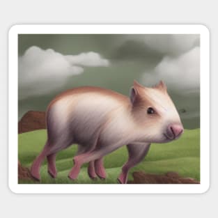 Baby Capybara Sticker